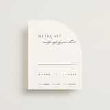 "Astoria" - RSVP Cards in Silk by Kelly Schmidt - Front