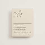 "Signed" - RSVP Cards in Champagne by JoAnn Jinks - Front