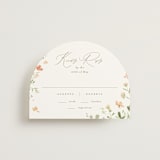 "Brynn" - RSVP Cards in Toffee by Everett Paper Goods - Front