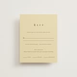 "Sophia" - RSVP Cards in Sunshine by Ani Somi - Front