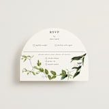 "Greenery" - RSVP Cards in Fern by Susan Moyal - Front