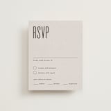 "Film" - RSVP Cards in Coffee by JoAnn Jinks - Front