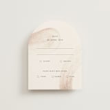 "gentleness" - RSVP Cards in Sand by Sumak Studio - Front