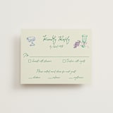 "tablescape drawing" - RSVP Cards in Garden by Cass Loh - Front