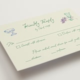"tablescape drawing" - RSVP Cards in Garden by Cass Loh - Detail