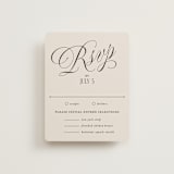 "Mirin" - RSVP Cards in Linen by Kate Ahn - Front