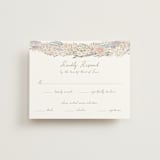 "Charlotte" - RSVP Cards in Petal by Jenna Holcomb - Front