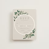 "Watermark" - RSVP Cards in Cypress by Kaydi Bishop - Front