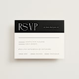 "Everly" - RSVP Cards in Pearl by Christie Garcia - Front
