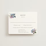 "Lilac Bloom" - RSVP Cards in Lavender by Susan Moyal - Front