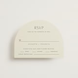 "Glide" - RSVP Cards in Porcelain by Jennifer Postorino - Front