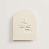 "Infinite" - RSVP Cards in Ivory by Angela Thompson - Front