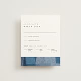 "denim patchwork" - RSVP Cards in Seaside by Carrie Moradi - Front