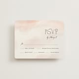 "First light" - RSVP Cards in Blush by Itsy Belle Studio - Front