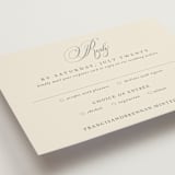 "Wonderful Tonight" - RSVP Cards in Oreo Creme by Design Lotus - Detail