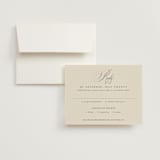 "Wonderful Tonight" - RSVP Cards in Oreo Creme by Design Lotus - RSVP with Envelope