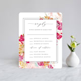 "Spring Garden" - RSVP Cards in Petal by Grace Kreinbrink - Front