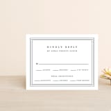 "Next Adventure" - RSVP Cards in Navy by Stacey Meacham - Front