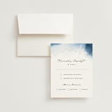 "Watercolor Dots" - RSVP Cards in Agate by Maria Hilas-Louie - RSVP with Envelope