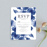 "Cornflower Wedding" - RSVP Cards in Periwinkle by Chris Griffith - Front