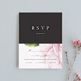 "Botanic" - RSVP Cards in Midnight by kelli hall - Front