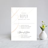 "Today & Always" - RSVP Cards in Peach by Stacey Meacham - Front