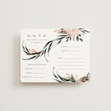 "Maya Rustica" - RSVP Cards in Rose by Petra Kern - Front