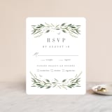 "garden path" - RSVP Cards in Ivory by Kristie Kern - Front