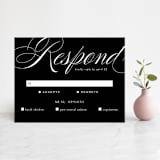 "Soft Florals" - RSVP Cards in Coral Wash by Leah Bisch - Front
