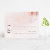 "Romantic" - RSVP Cards in Earth by Lori Wemple - Front