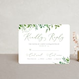 "Bright & Green" - RSVP Cards in Spring by Amanda Day - Front