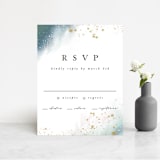 "Ethereal Dust" - RSVP Cards in Topaz by Hannah Williams - Front