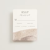 "requiem" - RSVP Cards in Zen by silverscreen studio - Front