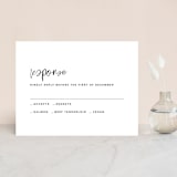 "Moderne" - RSVP Cards in Ink by Lori Wemple - Front