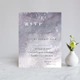 "Sea Splash" - RSVP Cards in Amethyst by Alethea and Ruth - Front