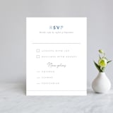 "Sea Glass" - RSVP Cards in Ocean by Hudson meet Rose - Front