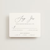 "We Do" - RSVP Cards in Ink by lulu and isabelle - Front