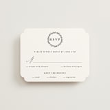 "Antoinette" - RSVP Cards in Ivory by lulu and isabelle - Front