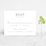 "Adora" - RSVP Cards in Dawn by Leah Bisch - Front