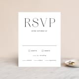 "Namely" - RSVP Cards in Pearl by Hooray Creative - Front
