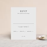 "Catherine" - RSVP Cards in Natural by Kayla Dawson - Front