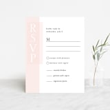 "Transparent" - RSVP Cards in Magnolia by Erin Deegan - Front