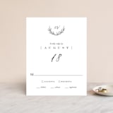 "Ridgeline" - RSVP Cards in Ivory by Eric Clegg - Front