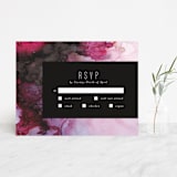 "Aurora" - RSVP Cards in Raspberry by Itsy Belle Studio - Front