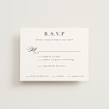"Charming" - RSVP Cards in Pearl by AK Graphics - Front