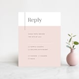 "The Ace" - RSVP Cards in Petal by Rochelle Renee - Front