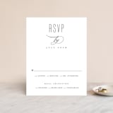 "Moderna" - RSVP Cards in Cloud by Stacey Meacham - Front