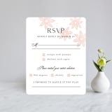 "Batikka" - RSVP Cards in Blush by Paper Raven Co. - Front