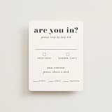 "Key Ingredients" - RSVP Cards in Cotton by Christie Garcia - Front