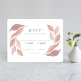 "Fallen" - RSVP Cards in Rust by Creo Study - Front